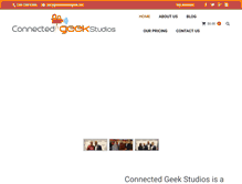 Tablet Screenshot of connectedgeek.net
